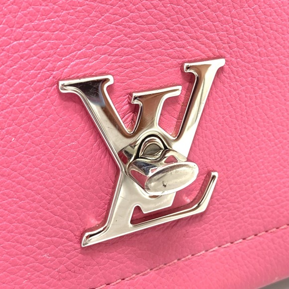LOUIS VUITTON Tricolor Bag 2WAY Hand Bag Shoulder Bag Rose Pink x Khaki x Beige - Picture 5 of 13